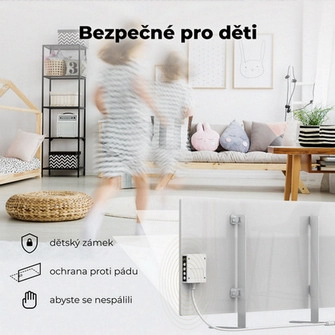 Teplovzdušný INFRA konvektor AENO GH3S 700W AGH0003S LED displej WiFi bílý (obrázek 9)