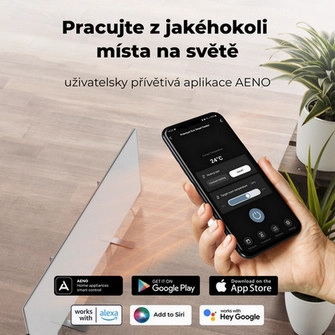 Teplovzdušný INFRA konvektor AENO GH3S 700W AGH0003S LED displej WiFi bílý (obrázek 7)