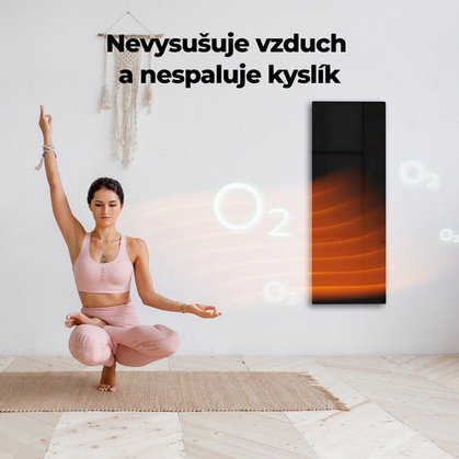 Teplovzdušný INFRA konvektor AENO GH4S 700W AGH0004S LED displej WiFi černý