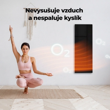 Teplovzdušný INFRA konvektor AENO GH4S 700W AGH0004S LED displej WiFi černý (obrázek 2)