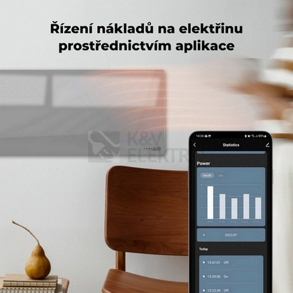 Obrázek produktu Teplovzdušný infra konvektor AENO GH5S 700W AGH0005S LED displej WiFi šedý 8