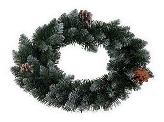 DEKORACE VENEC 40CM PVC ZELENA 386896