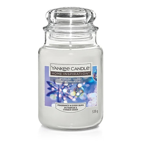 Svíčka vonná sklo Yankee candle SPARKLING HOLIDAY 538g (hoří 130hod) 716281