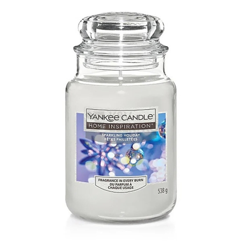 Svíčka vonná sklo Yankee candle SPARKLING HOLIDAY 538g (hoří 130hod) 716281