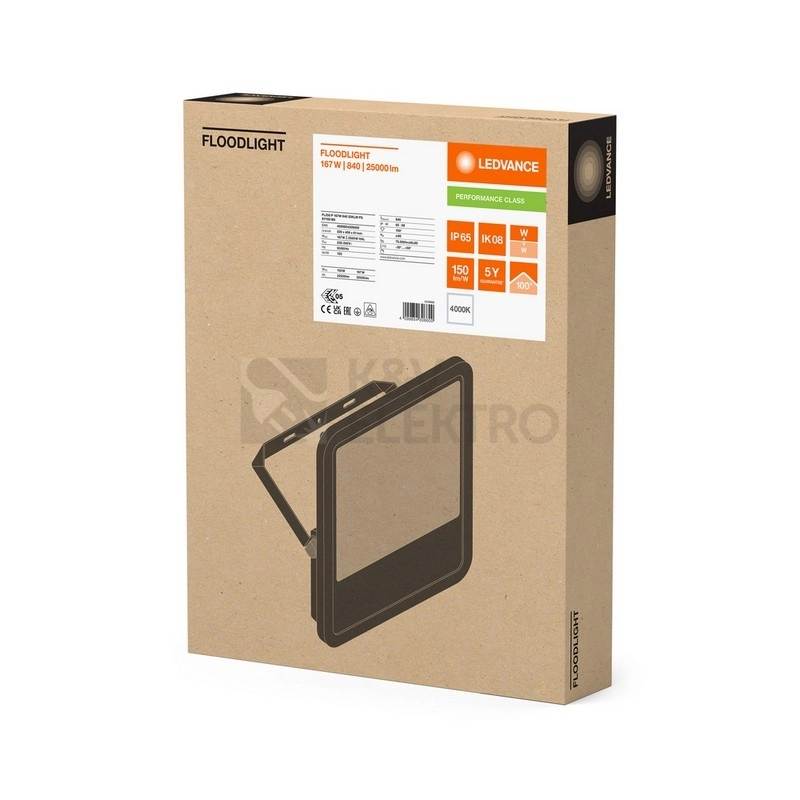 Obrázek produktu LED reflektor LEDVANCE FLOODLIGHT černý 167W/150W 25000lm/22500lm 4000K neutrální bílá IP66 3
