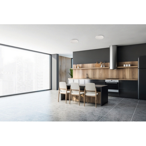 LED svítidlo Kanlux BENO ECO 12W CCT O B černé 12W 3000K/4000K/6500K IP65 38381