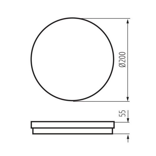 LED svítidlo Kanlux BENO ECO 20W CCT O W bílé 20W 3000K/4000K/6500K IP65 38382 (obrázek 4)
