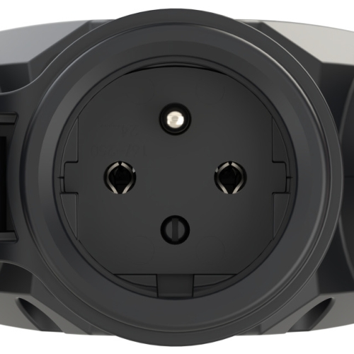 Trojzásuvka gumová 230V/16A PCE Taurus 243711-sr