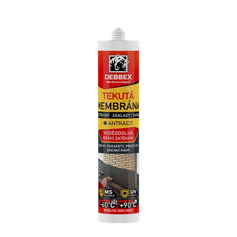 Den Braven tekutá membrána 290ml antracit 31371DBX