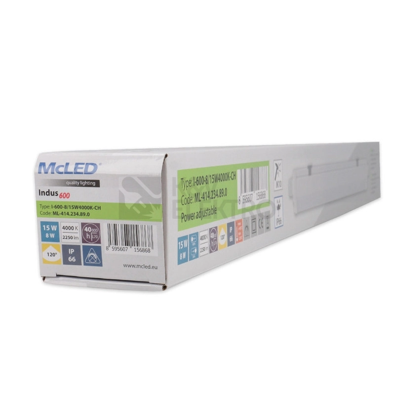 Obrázek produktu Zářivka LED McLED INDUS 60cm 8/15W 4000K neutrální bílá IP66 ML-414.234.89.0 13