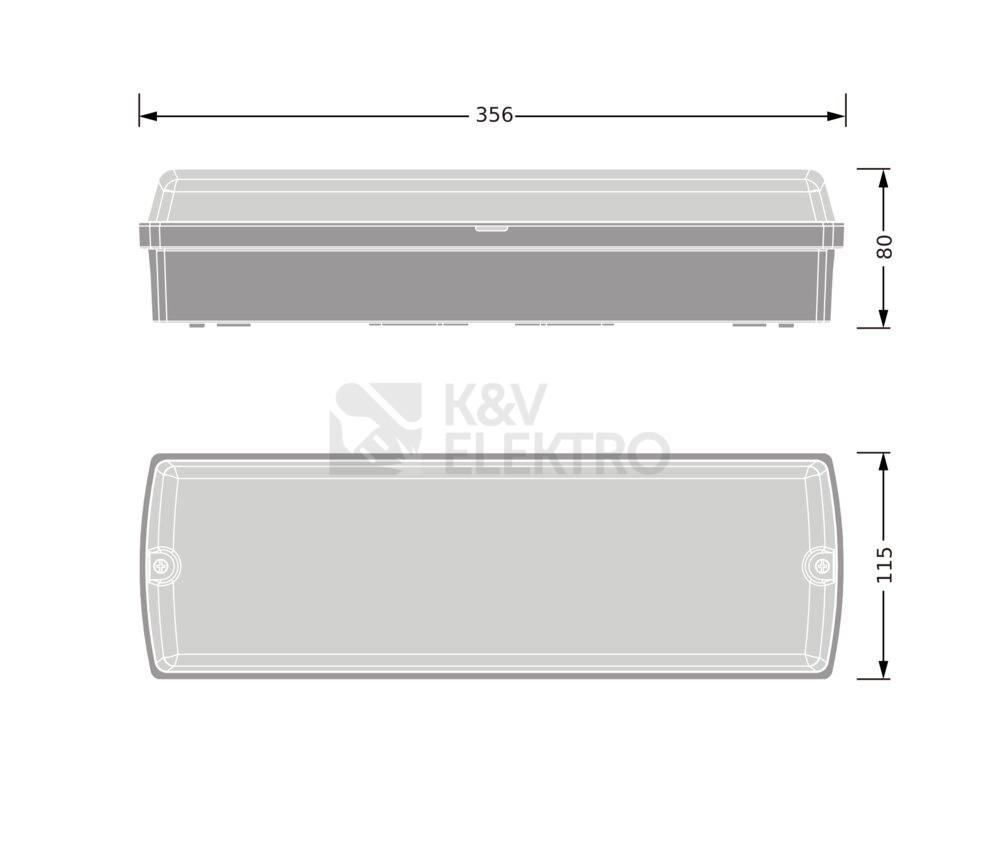Obrázek produktu LED svítidlo s pohybovým čidlem LEDVANCE BULKHEAD COMPACT RECTANGULAR 5/7/9W bílá IP65 3000/4000K 5