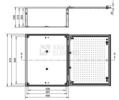 Obrázek produktu Kompletní DC nástěnná rozvodnice pro FVE ETI RFVE1100/64-DC8/8-16-EMT12 8 stringů IP65 001105433 1