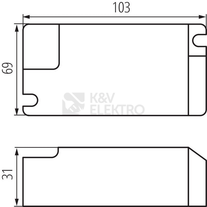 Obrázek produktu LED driver Kanlux DALI 250mA 42W pro svítidla BLINGO 1