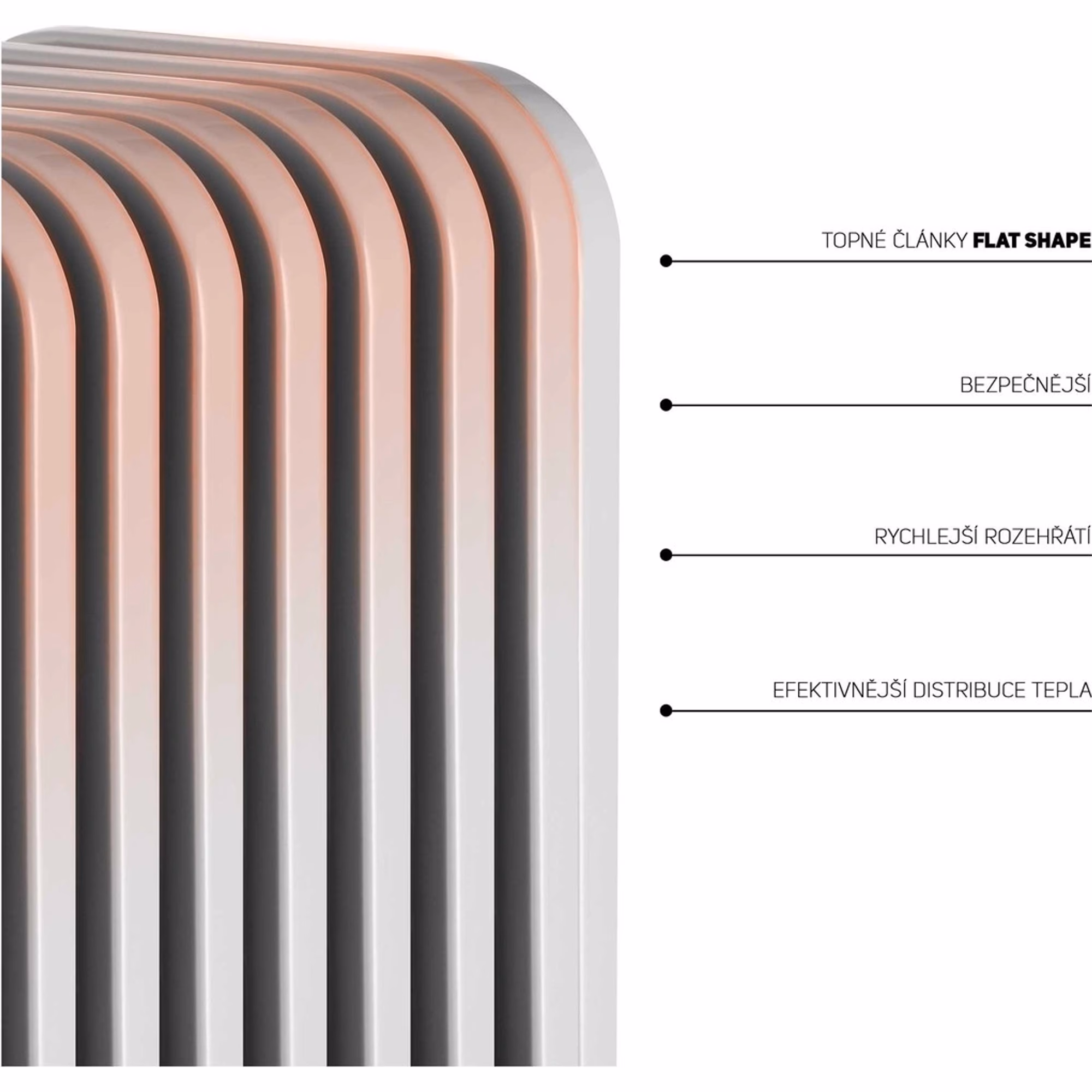 Obrázek produktu Olejový radiátor SENCOR SOH 3407WH bílý 600/900/1500W 6