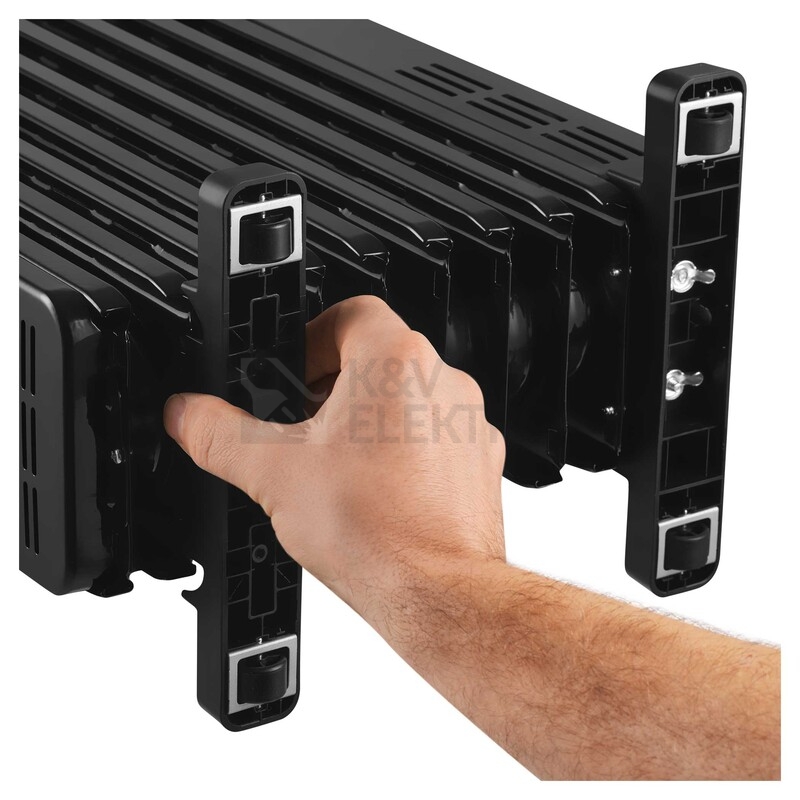 Obrázek produktu Olejový radiátor SENCOR SOH 3509BK černý 800/1200/2000W 5