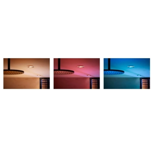 Bluetooth LED koupelnové svítidlo set 3ks Philips Hue Xamento IP44 GU10 4,2W 2000-6500K RGB (obrázek 2)