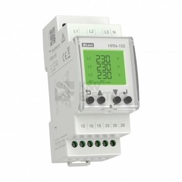 Obrázek produktu Multifunkční hlídací napěťové relé v 3F s LCD displejem HRN-100/2 0