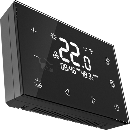 Obrázek produktu WiFi skleněný zónový termostat INELS Elko EP RFTC-7/B 9416 černý 1