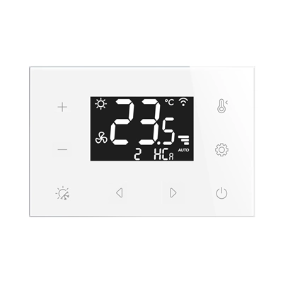 WiFi skleněný zónový termostat INELS Elko EP RFTC-7/W 9417 bílý