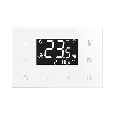 WiFi skleněný zónový termostat INELS Elko EP RFTC-7/W 9417 bílý