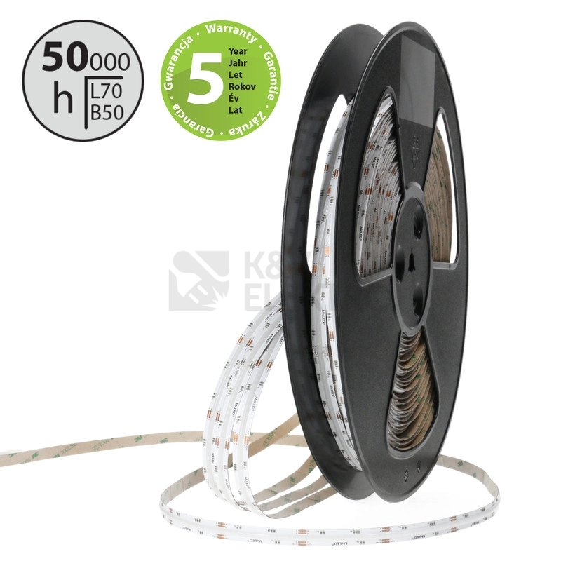 Obrázek produktu LED pásek McLED 24V COB RGB 840LED/m 15W/m 10mm ML-128.013.90.2 1