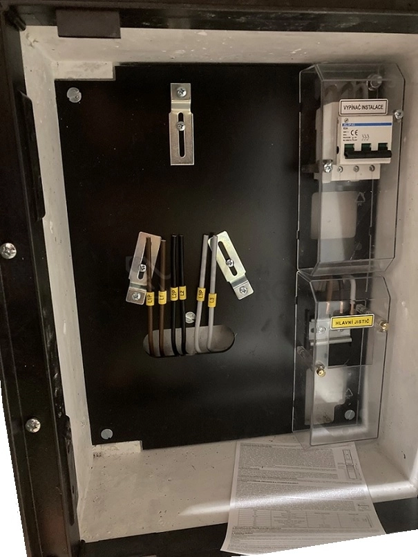 Obrázek produktu Elektroměrový rozvaděč DCK ER513/KVP7P-QM s vypínačem šedý pro PRE 1