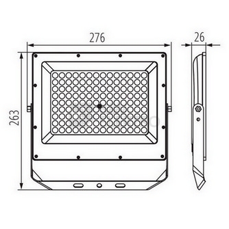 Obrázek produktu LED reflektor Kanlux ACETE 100W CCT GR 38494 IP65 nastavitelná teplota barvy 4