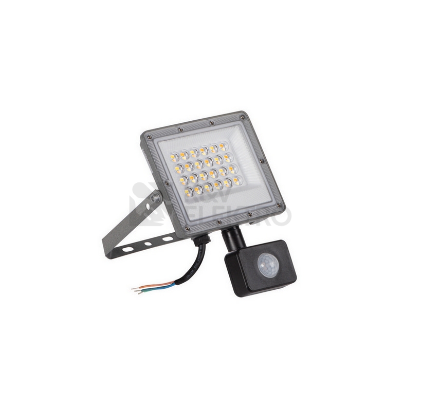 Obrázek produktu LED reflektor s čidlem Kanlux ACETE 20W CCT SE GR 38496 IP44 nastavitelná teplota barvy 0