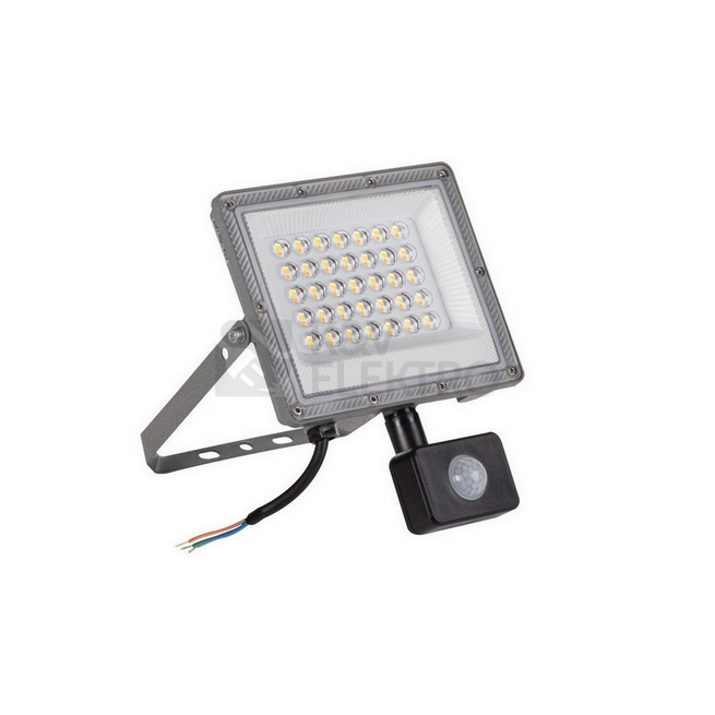 Obrázek produktu LED reflektor s čidlem Kanlux ACETE 30W CCT SE GR 38497 IP44 nastavitelná teplota barvy 0