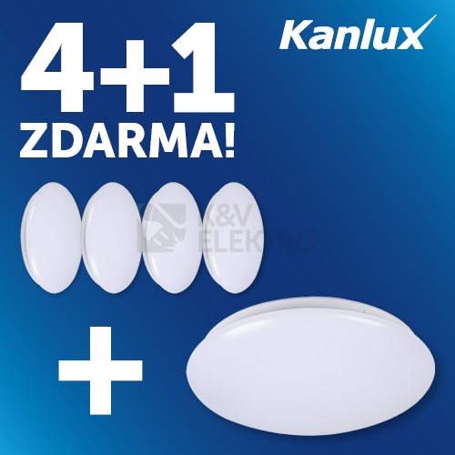 Obrázek produktu LED svítidlo Kanlux Miledo CORSO LED V2 12-NW IP44 neutrální bílá 278mm 31220 akční balení 4+1 0