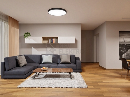Obrázek produktu LED stropní svítidlo LED2 MONO SLIM 60cm černé 60W 3000K/4000K 1274353 3