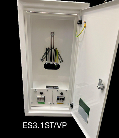 Elektroměrový rozvaděč AROVA SERVIS ES/VP 3.1-25/3 stojatý 1x25A/3 pro PRE bílý