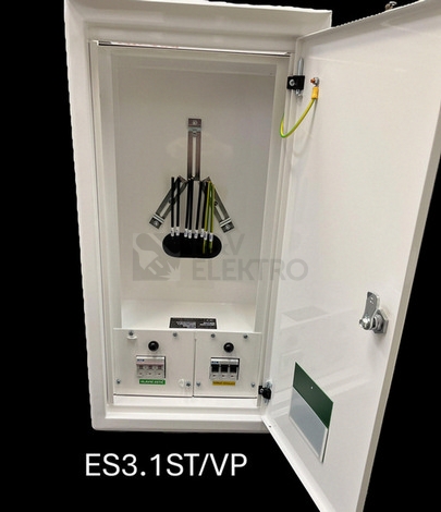 Obrázek produktu Elektroměrový rozvaděč AROVA SERVIS ES/VP 3.1-25/3 stojatý 1x25A/3 pro PRE bílý 1