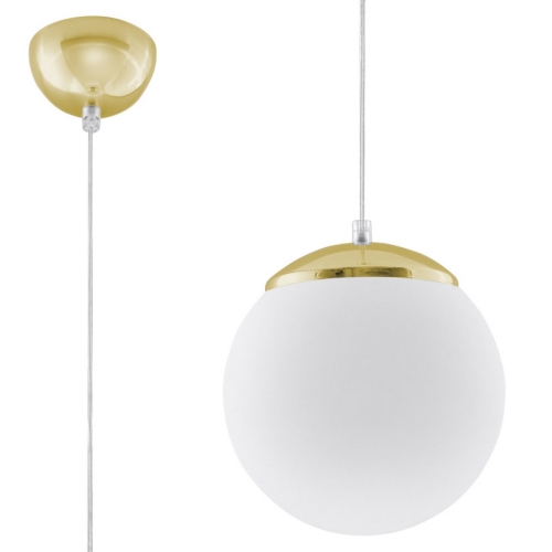 Závěsné svítidlo SOLLUX UGO 20 zlaté E27 1x60W bez žárovky SL.0715