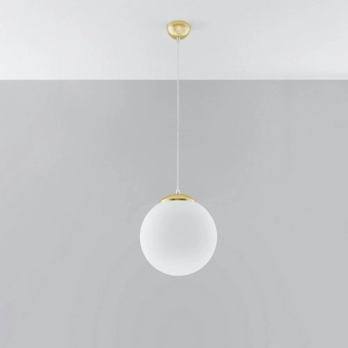 Závěsné svítidlo SOLLUX UGO 30 zlaté E27 1x60W bez žárovky SL.0716 (obrázek 7)