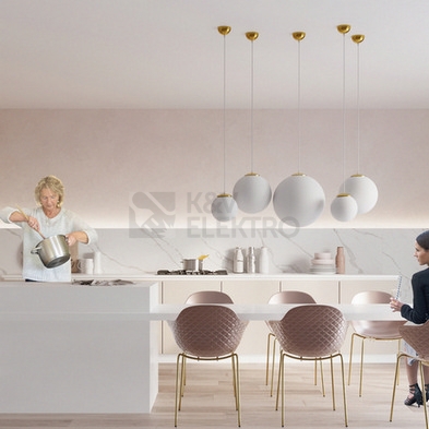 Obrázek produktu Závěsné svítidlo SOLLUX UGO 30 zlaté E27 1x60W bez žárovky SL.0716 6