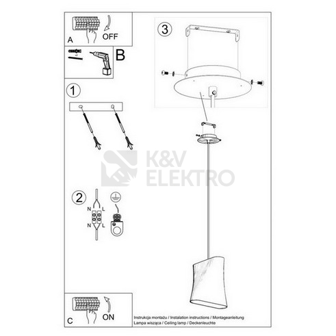 Obrázek produktu Lustr SOLLUX BLUM 1 bílý E27 1x60W bez žárovky SL.0769 4