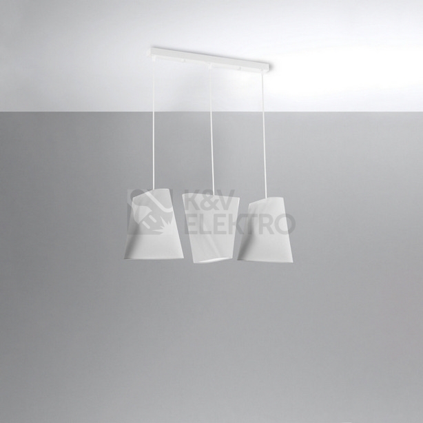 Obrázek produktu Lustr SOLLUX BLUM 3 bílý E27 3x60W bez žárovky SL.0771 1