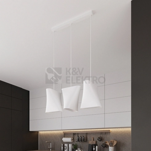 Obrázek produktu Lustr SOLLUX BLUM 3 bílý E27 3x60W bez žárovky SL.0771 6