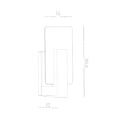 Nástěnné svítidlo SOLLUX LAPPO bílé E14 1x40W bez žárovky SL.1092 (obrázek 3)
