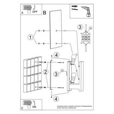 Nástěnné svítidlo SOLLUX LAPPO přírodní dřevo E14 1x40W bez žárovky SL.1094 (obrázek 6)