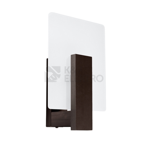 Nástěnné svítidlo SOLLUX LAPPO wenge E14 1x40W bez žárovky SL.1096