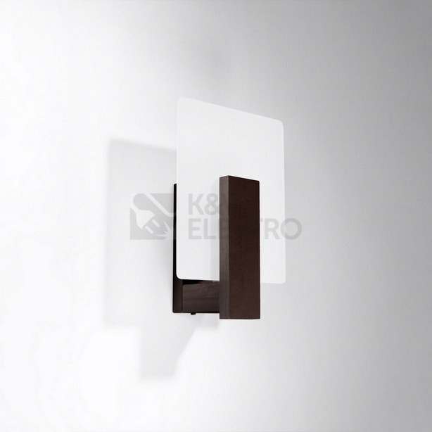 Obrázek produktu Nástěnné svítidlo SOLLUX LAPPO wenge E14 1x40W bez žárovky SL.1096 1