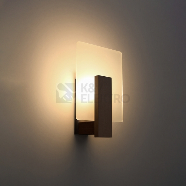 Obrázek produktu Nástěnné svítidlo SOLLUX LAPPO wenge E14 1x40W bez žárovky SL.1096 2
