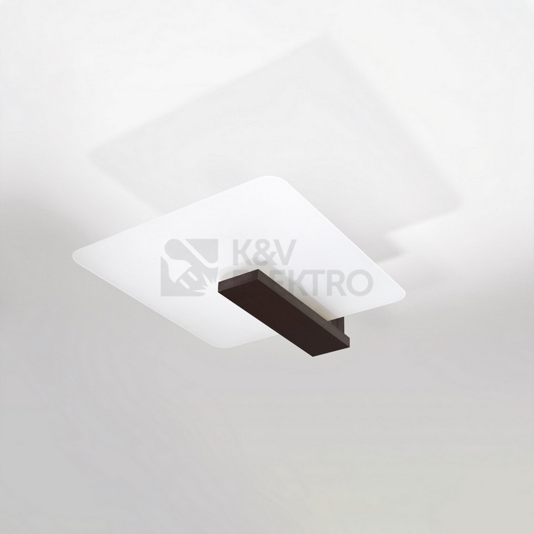 Obrázek produktu Stropní svítidlo SOLLUX LAPPO wenge E27 2x60W bez žárovky SL.1097 1