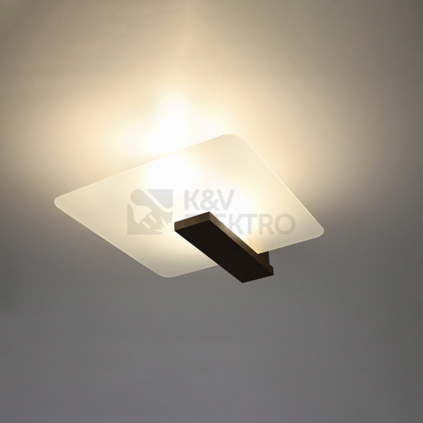 Obrázek produktu Stropní svítidlo SOLLUX LAPPO wenge E27 2x60W bez žárovky SL.1097 2