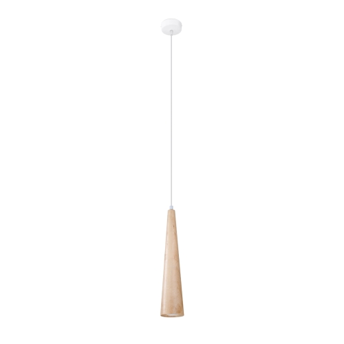 Závěsné svítidlo SOLLUX SULA 1 přírodní dřevo GU10 1x40W bez žárovky SL.1100