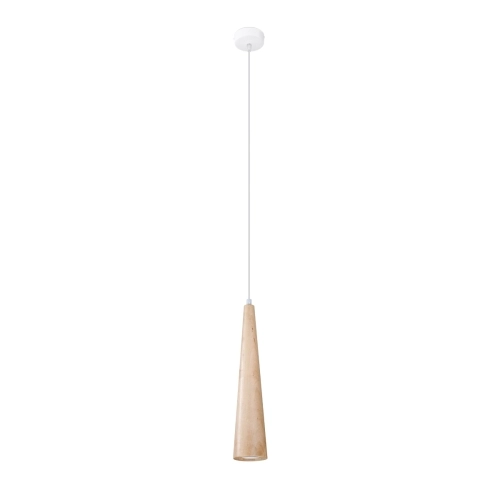 Závěsné svítidlo SOLLUX SULA 1 přírodní dřevo GU10 1x40W bez žárovky SL.1100