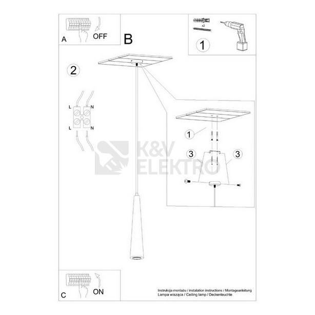 Obrázek produktu Závěsné svítidlo SOLLUX SULA 1 přírodní dřevo GU10 1x40W bez žárovky SL.1100 4