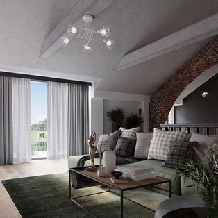 Stropní svítidlo SOLLUX ARTEMIS 2 bílé E14 2x40W bez žárovky SL.1103 (obrázek 6)